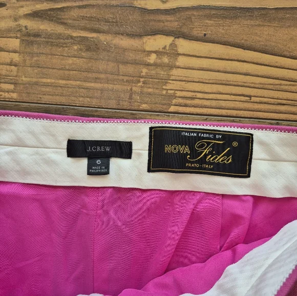 J. Crew Willa Blazer And Pantsuit Wool Blend Pink Size 6 - Picture 8 of 11